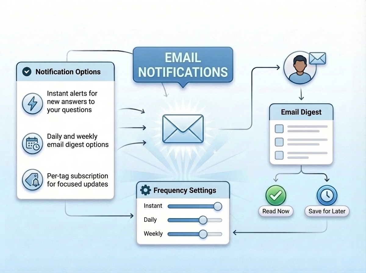 Email notification settings